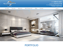 Tablet Screenshot of novi-construction.co.uk